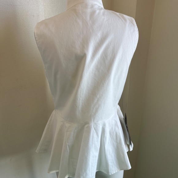 White Pomander Place top, Size XS, NEVER WORN - Picture 4 of 6